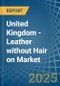 United Kingdom - Leather without Hair on (Including Sheep, Lamb, Goat or Kid Skin Leather) - Market Analysis, Forecast, Size, Trends and Insights. Update: COVID-19 Impact - Product Image