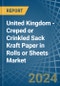 United Kingdom - Creped or Crinkled Sack Kraft Paper in Rolls or Sheets - Market Analysis, Forecast, Size, Trends and insights. Update: COVID-19 Impact - Product Image