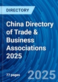China Directory of Trade & Business Associations 2025- Product Image