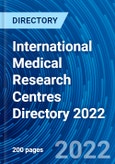 International Medical Research Centres Directory 2022- Product Image