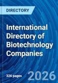 International Directory of Biotechnology Companies- Product Image