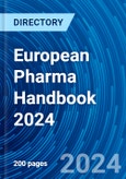 European Pharma Handbook 2024- Product Image