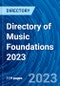 Directory of Music Foundations 2023 - Product Thumbnail Image