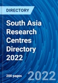 South Asia Research Centres Directory 2022- Product Image