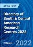 Directory of South & Central American Research Centres 2022- Product Image