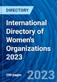 International Directory of Women's Organizations 2023- Product Image