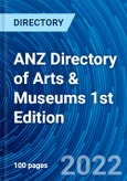ANZ Directory of Arts & Museums 1st Edition- Product Image