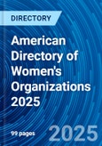 American Directory of Women's Organizations 2025- Product Image