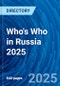 Who's Who in Russia 2025 - Product Thumbnail Image