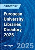 European University Libraries Directory 2025- Product Image