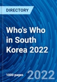 Who's Who in South Korea 2022- Product Image