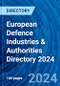 European Defence Industries & Authorities Directory 2024 - Product Image
