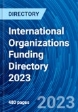 International Organizations Funding Directory 2023- Product Image