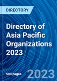 Directory of Asia Pacific Organizations 2023- Product Image