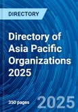 Directory of Asia Pacific Organizations 2025- Product Image