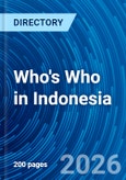 Who's Who in Indonesia- Product Image