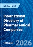 International Directory of Pharmaceutical Companies- Product Image