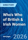Who's Who of British & Irish Women- Product Image