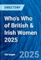 Who's Who of British & Irish Women 2025 - Product Thumbnail Image