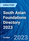 South Asian Foundations Directory 2023- Product Image