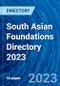 South Asian Foundations Directory 2023 - Product Thumbnail Image