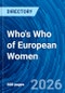 Who's Who of European Women - Product Thumbnail Image