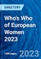 Who's Who of European Women 2023 - Product Thumbnail Image