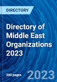 Directory of Middle East Organizations 2023- Product Image