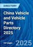China Vehicle and Vehicle Parts Directory 2025- Product Image