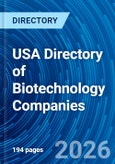 USA Directory of Biotechnology Companies- Product Image