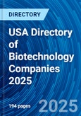 USA Directory of Biotechnology Companies 2025- Product Image