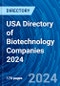 USA Directory of Biotechnology Companies 2024 - Product Thumbnail Image