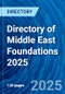 Directory of Middle East Foundations 2025 - Product Thumbnail Image