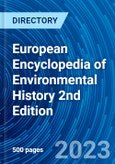European Encyclopedia of Environmental History 2nd Edition- Product Image