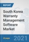 South Korea Warranty Management Software Market: Prospects, Trends Analysis, Market Size and Forecasts up to 2027 - Product Thumbnail Image