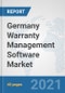 Germany Warranty Management Software Market: Prospects, Trends Analysis, Market Size and Forecasts up to 2027 - Product Thumbnail Image