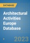 Architectural Activities Europe Database - Product Image