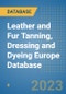 Leather and Fur Tanning, Dressing and Dyeing Europe Database - Product Thumbnail Image