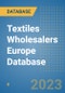Textiles Wholesalers Europe Database - Product Image