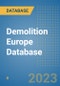 Demolition Europe Database - Product Image