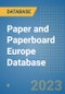 Paper and Paperboard Europe Database - Product Image