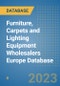 Furniture, Carpets and Lighting Equipment Wholesalers Europe Database - Product Image