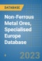 Non-Ferrous Metal Ores, Specialised Europe Database - Product Thumbnail Image