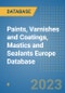 Paints, Varnishes and Coatings, Mastics and Sealants Europe Database - Product Thumbnail Image