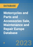 Motorcycles and Parts and Accessories Sale, Maintenance and Repair Europe Database- Product Image