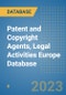 Patent and Copyright Agents, Legal Activities Europe Database - Product Thumbnail Image