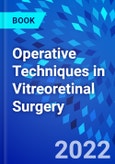 Operative Techniques in Vitreoretinal Surgery- Product Image
