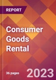 Consumer Goods Rental - 2022 U.S. Market Research Report with Updated Forecasts- Product Image