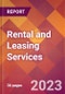 Rental and Leasing Services - 2022 U.S. Market Research Report with Updated Forecasts - Product Image
