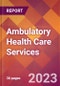 Ambulatory Health Care Services - 2022 U.S. Market Research Report with Updated Forecasts - Product Image